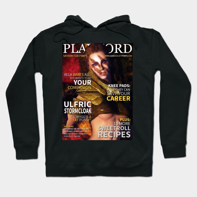 Playnord Featuring Skyrim's Aela! Hoodie by Game Society Pimps